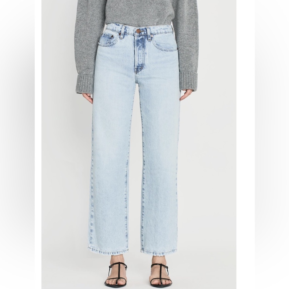 FRAME Denim The Slouchy Straight in Fizz Indigo Size 27